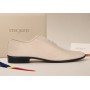 pantofi barbati eleganti bej din piele naturala dintr-o bucata cu siret GKR51TSB